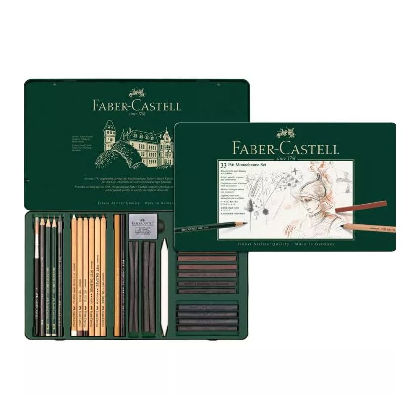 Faber Castell Pitt Monochrome Sets