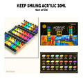 Acrylic Paint 30 ml tube Keep Smiling Set of 24 Colours 4030