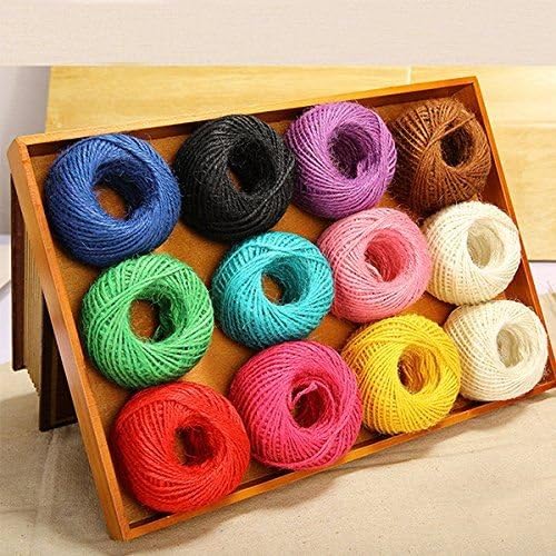 Jute Rolls Multi Color set of 12 Colors
