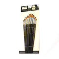 Keep Smiling Filbert Brush Set of 9 Brushes
