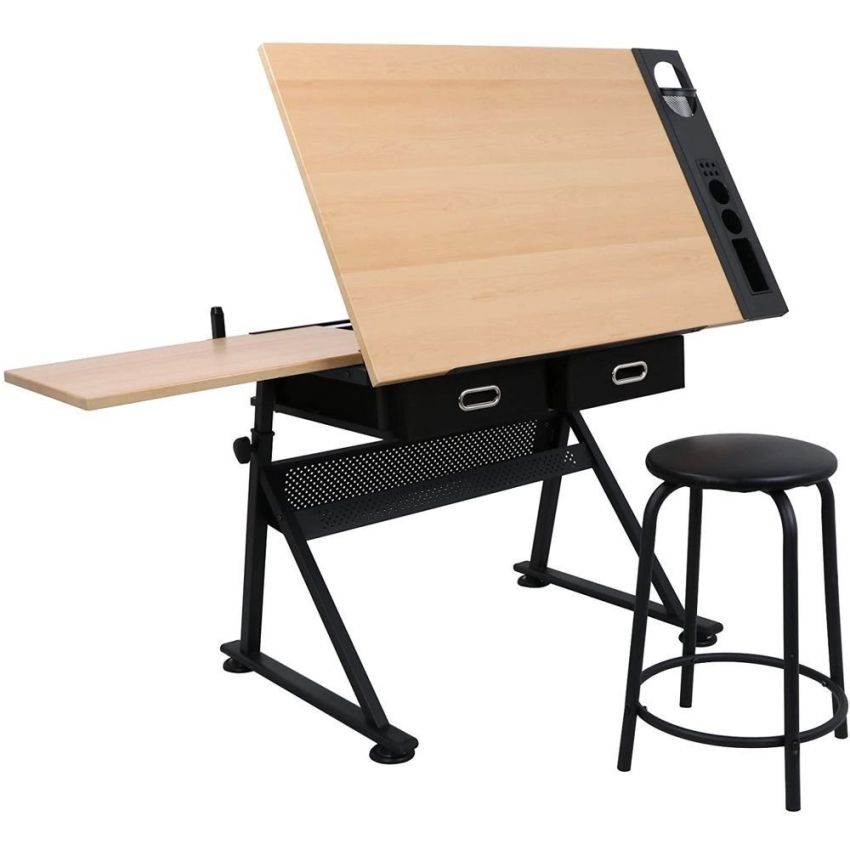 Drafting Table with Stool