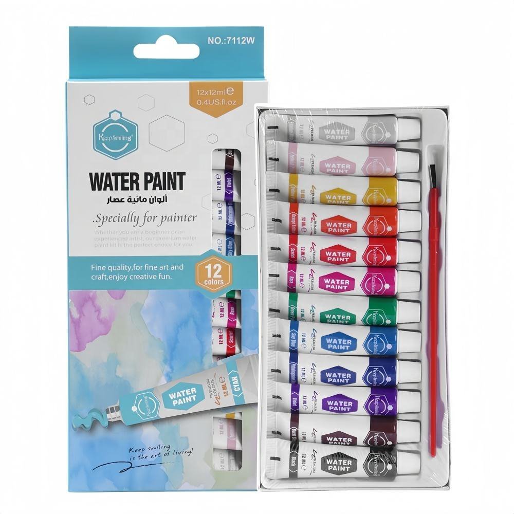 Water Color Set of 12 Keep smiling