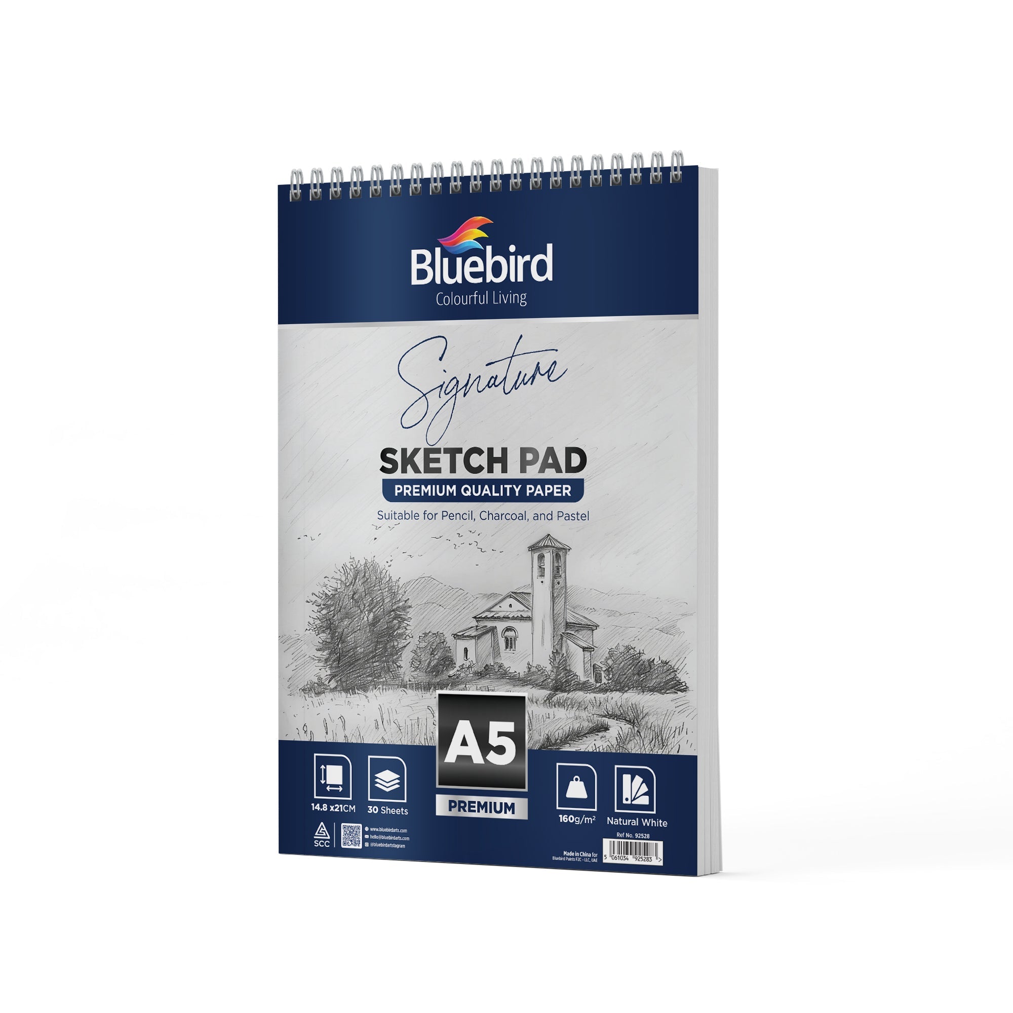 Sketch Pad Bluebird A5 160 Grams 30 Sheets