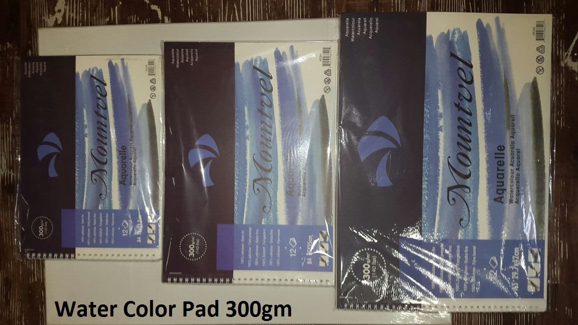 Water Colour Pads 300 grams 12 sheets