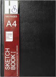 Alberto Sketch Pad Hard Cover 110 grams 160 pages A4