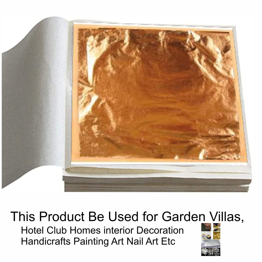 Copper Leaf 14 x 14 cm pack of 25