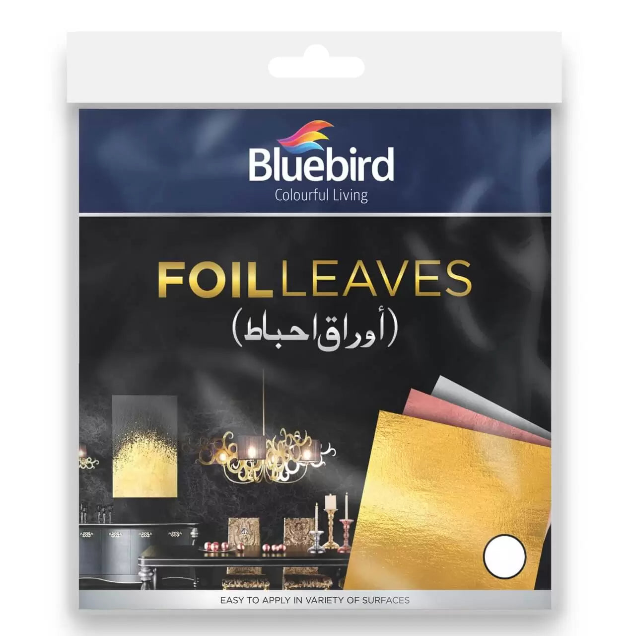 Blue Bird Foil Leaves Golden Pack of 50 pcs