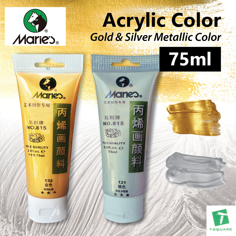 Maries Acrylic Colour Gold Silver