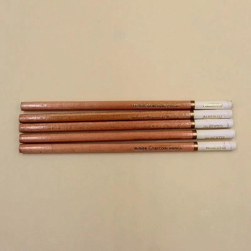 Charcoal pencil white