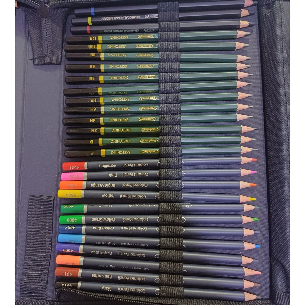 Sketching set of 75 pcs Keep Smiling