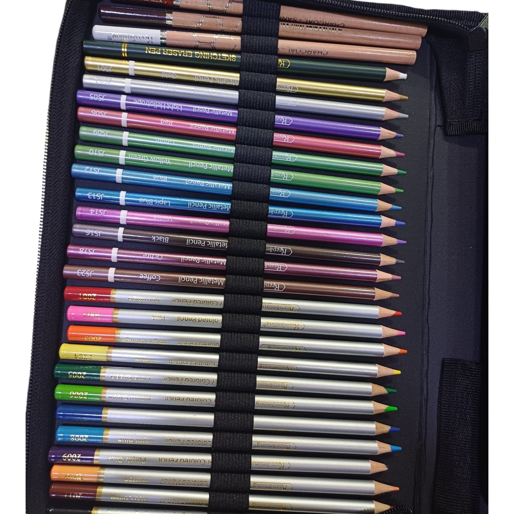 Sketching set of 75 pcs Keep Smiling