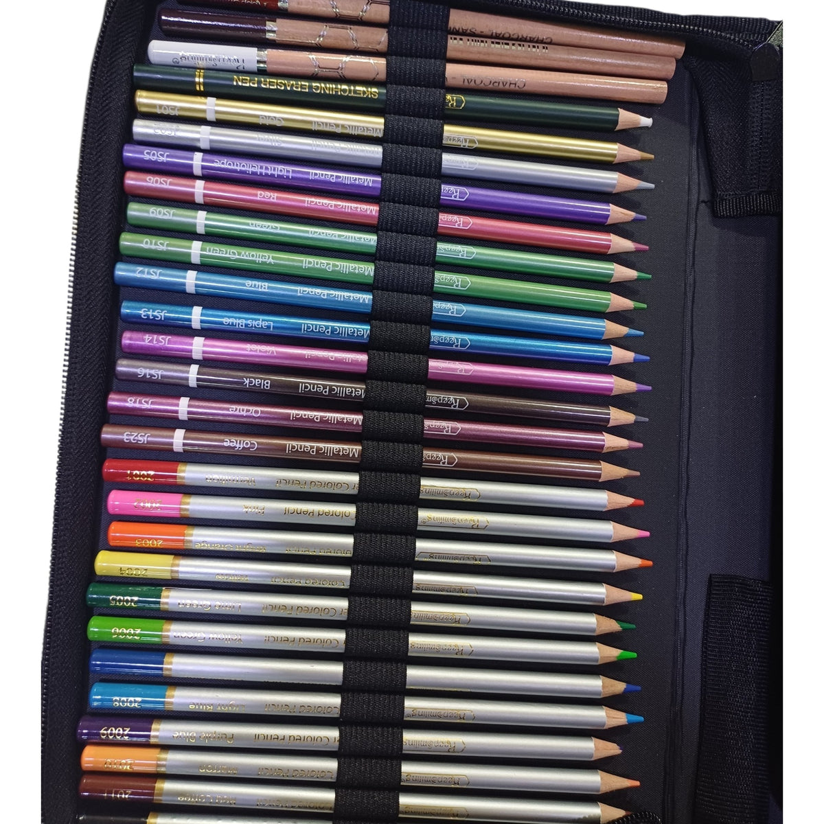 Sketching set of 75 pcs Keep Smiling