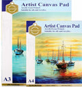 Artist canvas pad 100% Cotton 280 grams  10 sheets size A 4 Keep Smiling