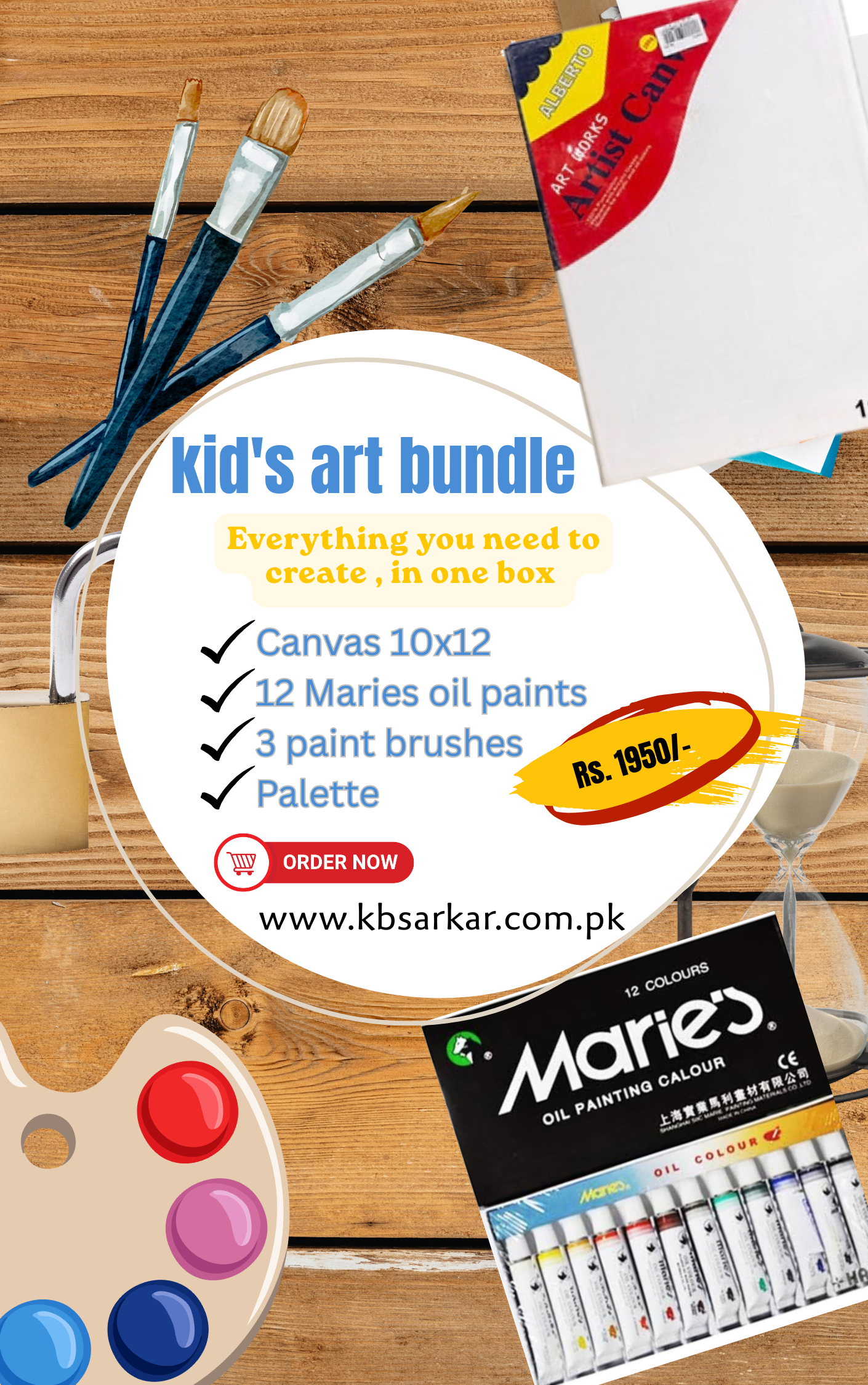 Kids Bundle Oil Colour Maries