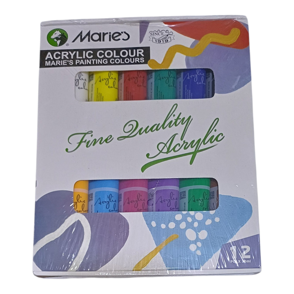 Marei's Acrylic color 30 ml set of 12 colours
