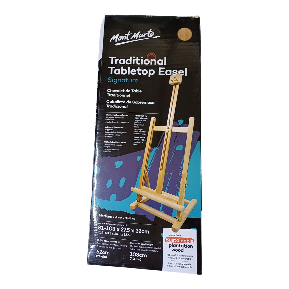 Traditional Table Top Easel Medium Mont Marte