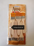 Orange brush set