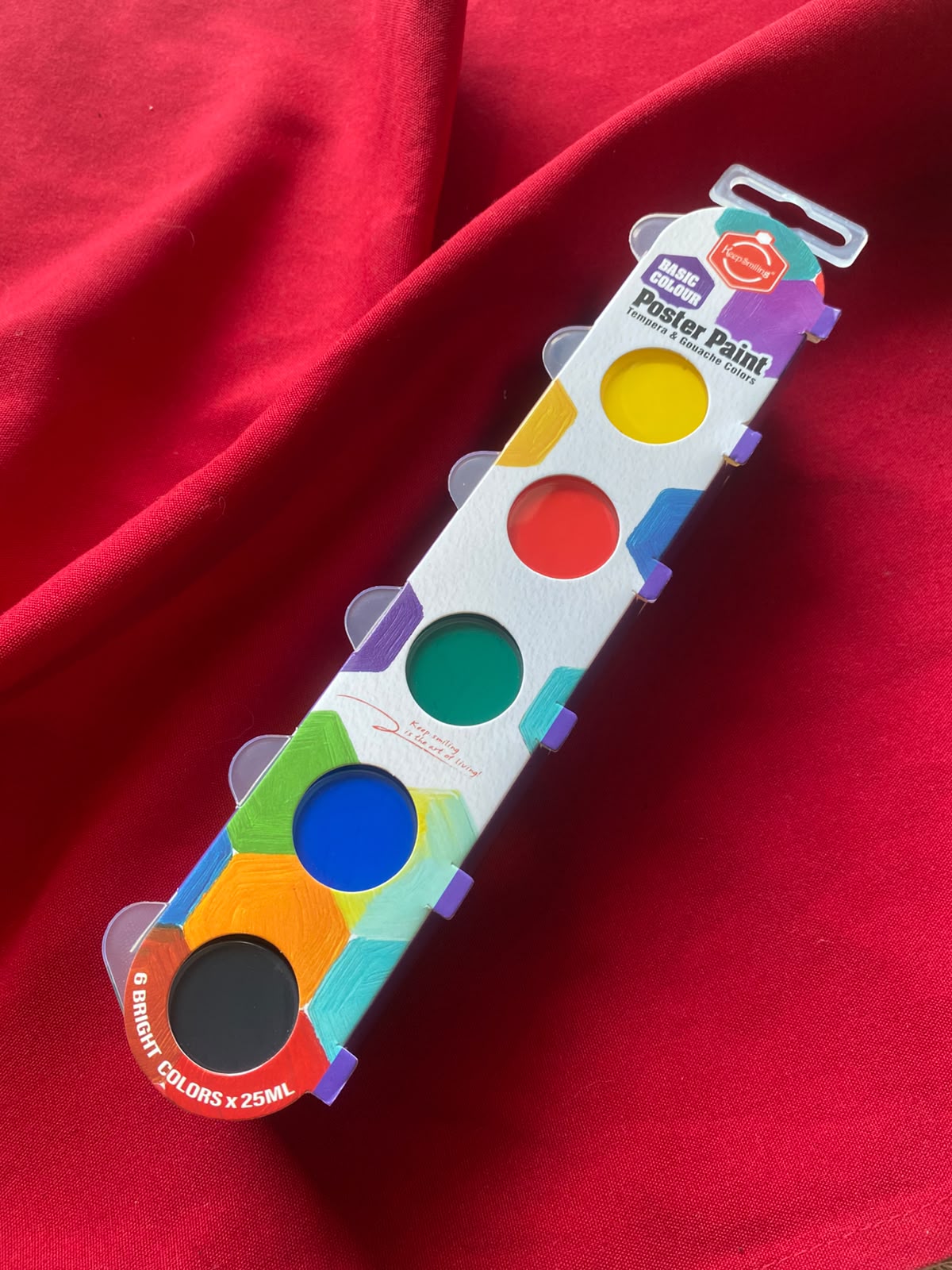 Poster Colours Keepsmiling set of 6 colours 25 ml