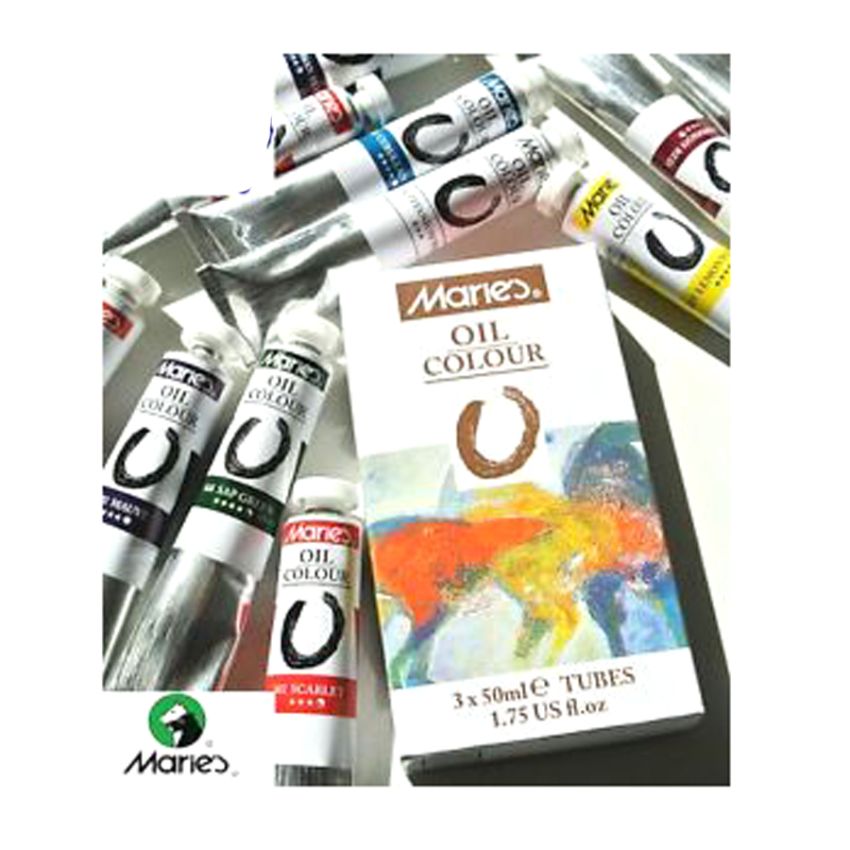 Maries Oil Colour 50 cc Gold Silver Copper