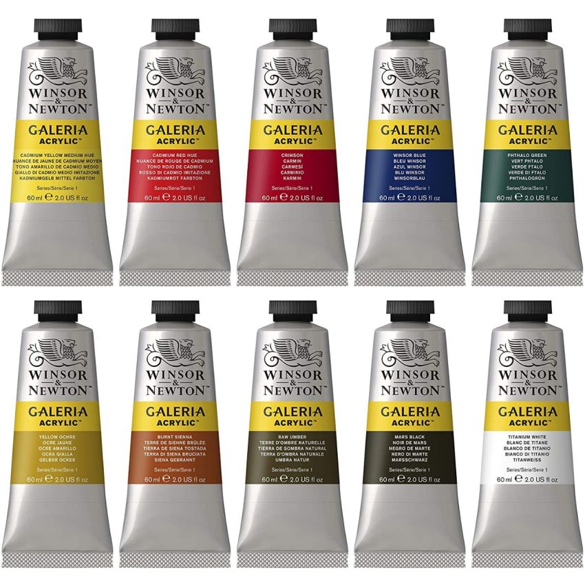 Winsor Newton Acrylic Colour 60ml Tube Galeria