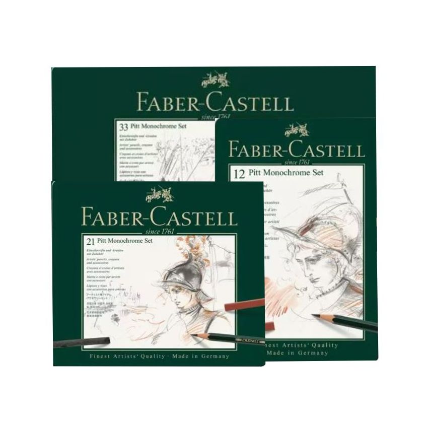 Faber Castell Pitt Monochrome Sets