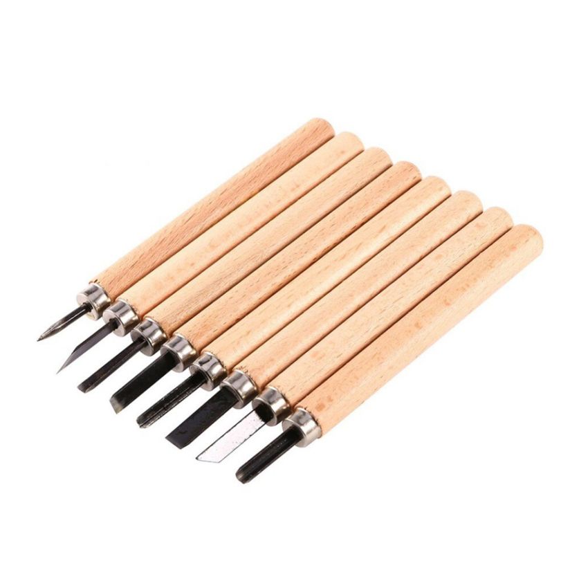 Wood Carving Set of 8 pcs